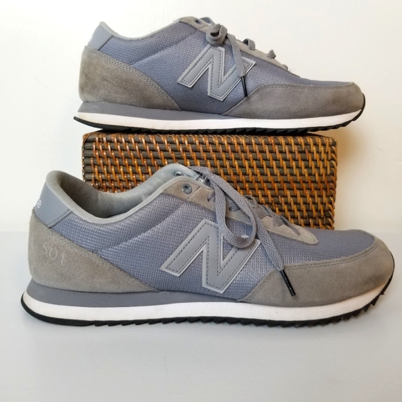 New Balance 501 Gray Running Cross Training Athletic Sneakers